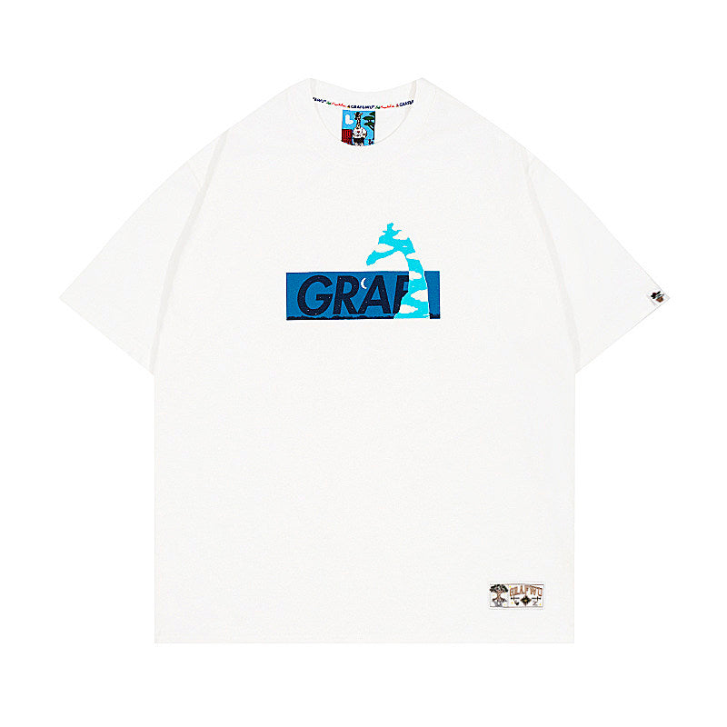 GRAF&WU Tribute Magritte Sky Cloud Cotton T-Shirt