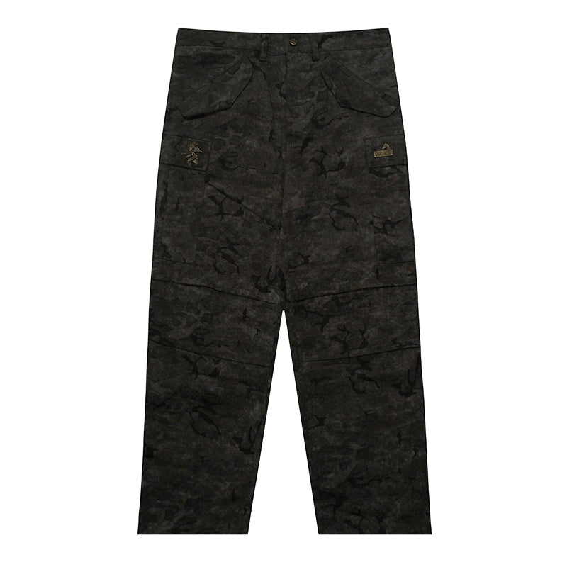 GRAF&WU Bronze Label Camouflage M65 Cargo Workwear Street Baggy Pants
