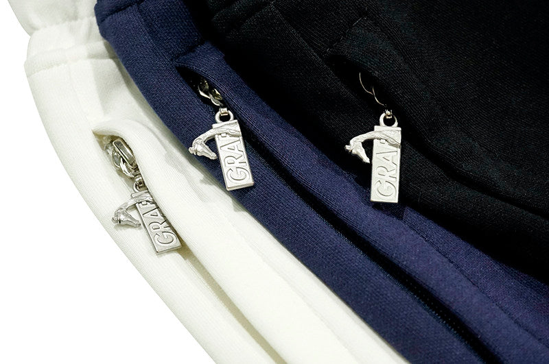GRAF&WU Embroidered Letter Slim-Fit Lightweight Sweatpants