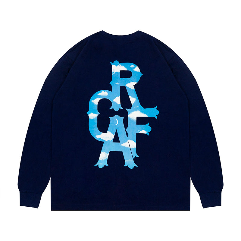 GRAF&WU Tribute Artist Magritte Sky 100% Cotton Long-sleeved Shirt
