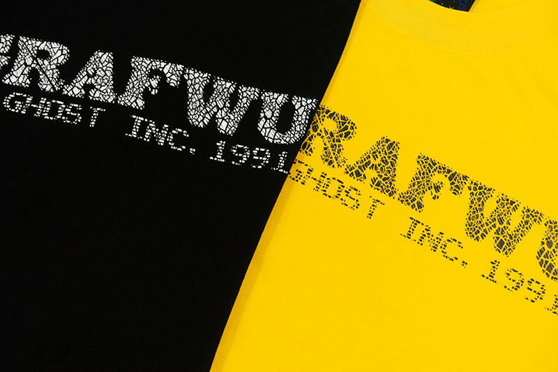 GRAFWU Cracked Distressed Pattern T-Shirts