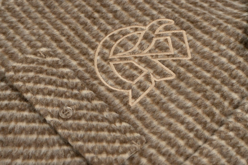 GRAF&WU Embroidery GW Streetwear Checked West Coast Brushed Shirt