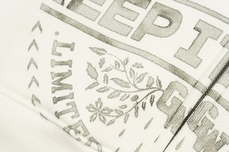 GRAF&WU Vintage AK47 Angel Barn Thick Fleece Zip-up Hoodie