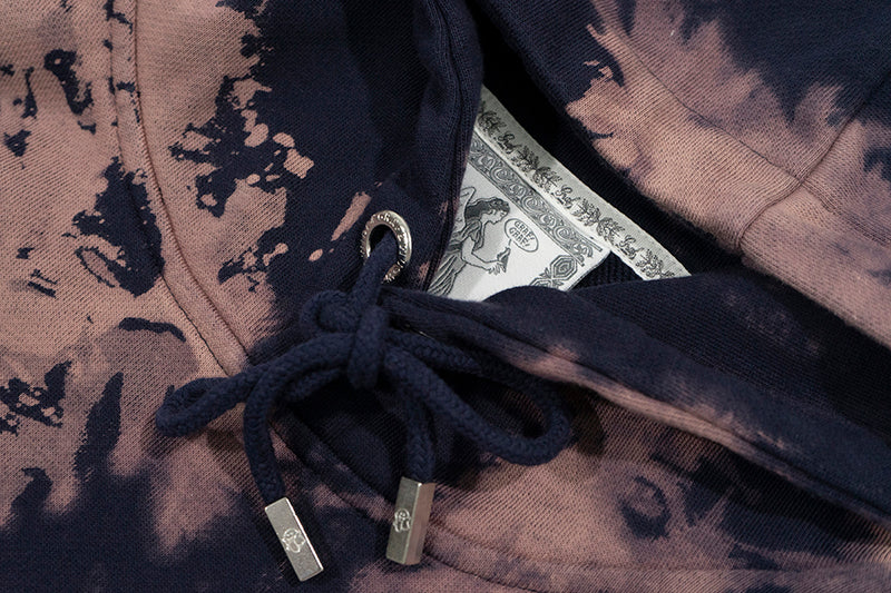 GRAF&WU Original Giraffe Swirl Tie-Dye Design Oversize Pullover Hoodie