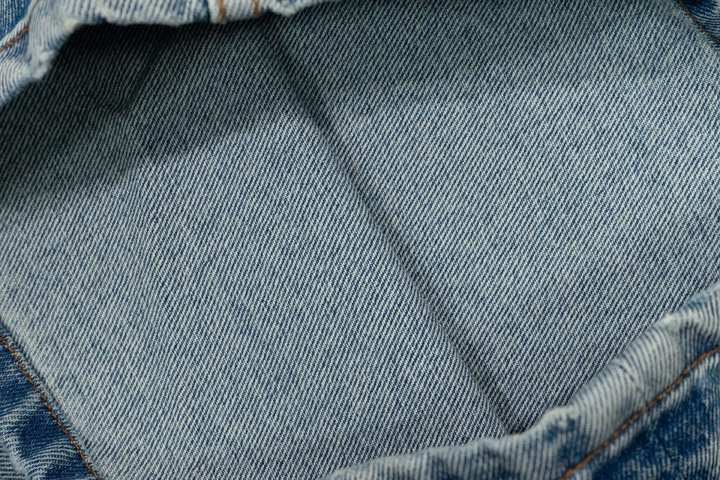 GRAF&WU Brand GW Letter Star Embroidered Washed Blue Ripped Jeans