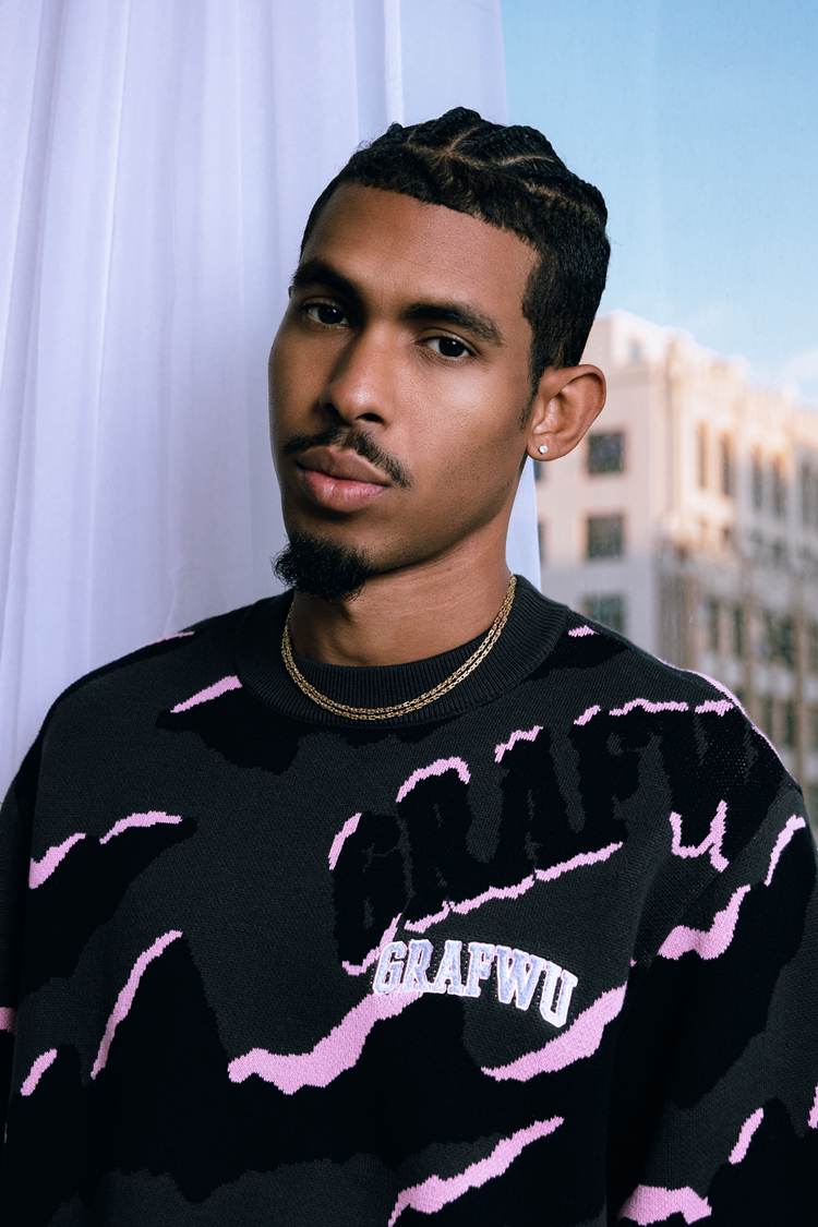 GRAF&WU Duck Hunting Multi-color Camouflage Knitted Sweater