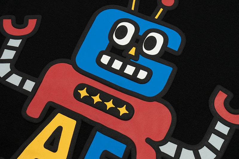 GRAF&WU Robot Pattern design T-shirts