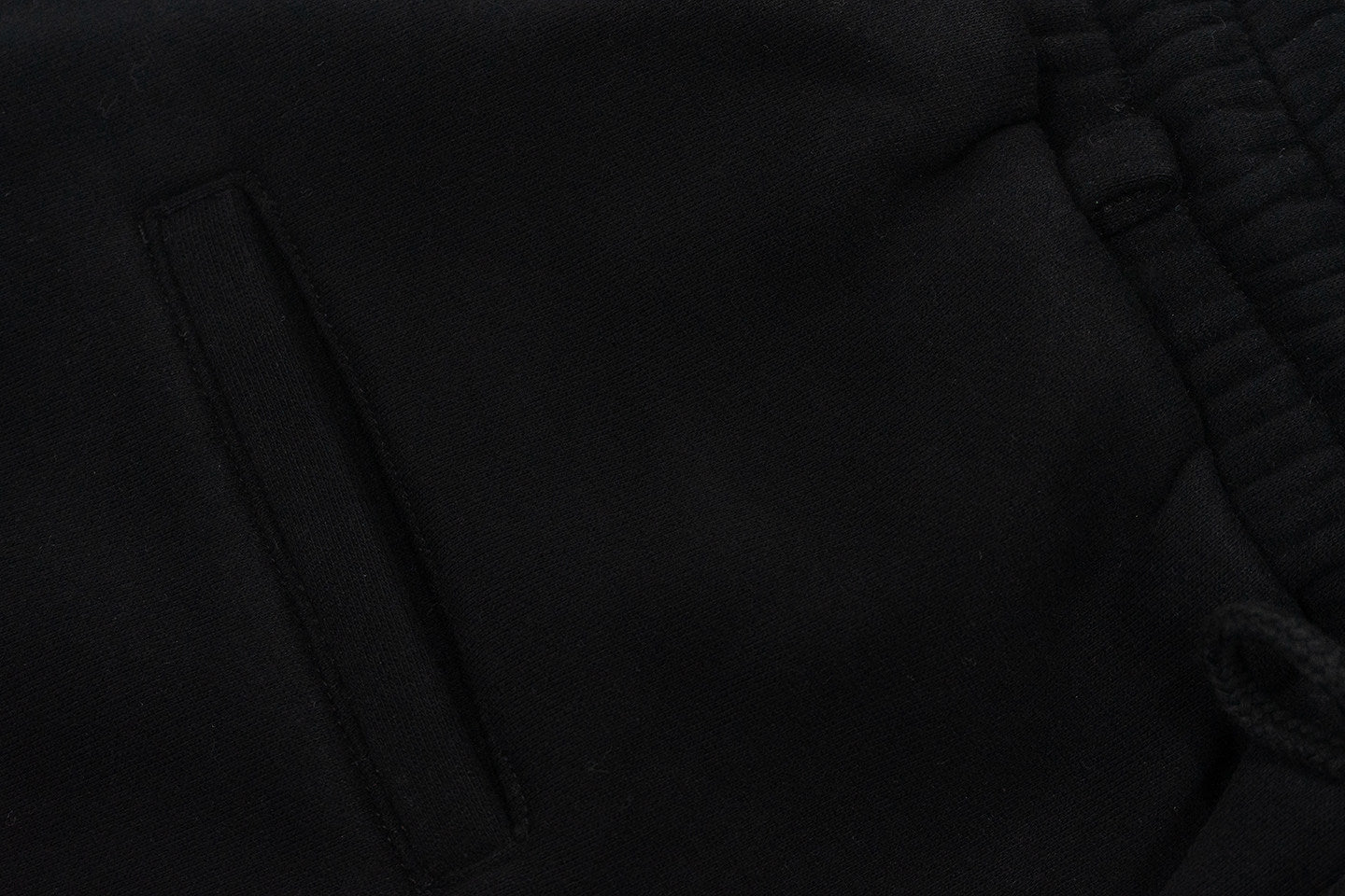 GRAF&WU Brand Letter Embroidered Loose Fleece Sweatpants