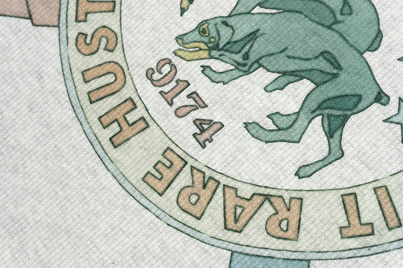 GRAF&WU AK47 Angel Barn Style Printed Cotton Long-Sleeve T-Shirt