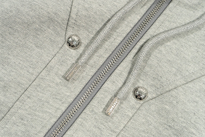 GRAF&WU Lumberjack Streetwear Oversize Zip-up Hoodie