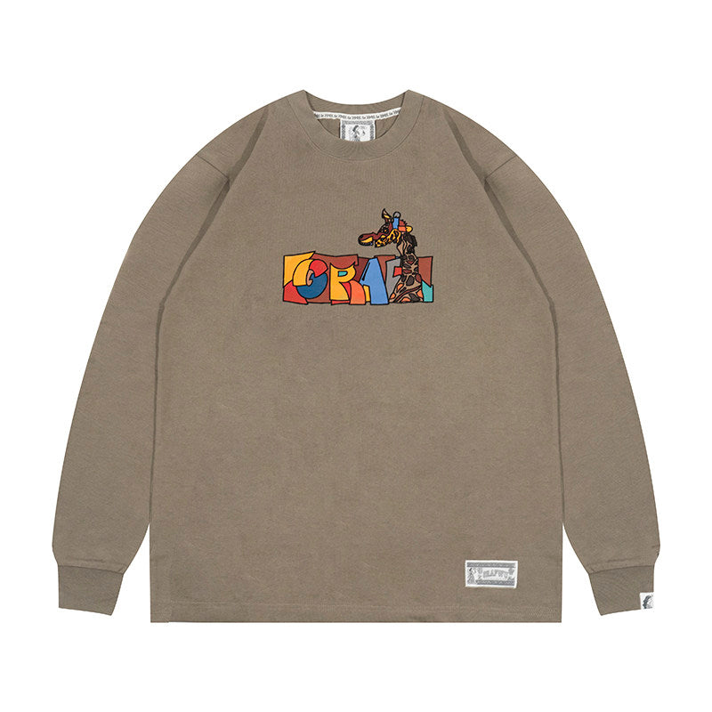 GRAF&WU Tribute Artist Picasso Abstract Long Sleeve T-shirt