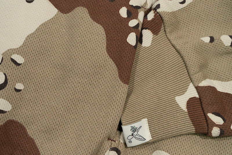 GRAF&WU AK47 Angel Desert Camouflage Streetwear Short Zip-up Hoodie