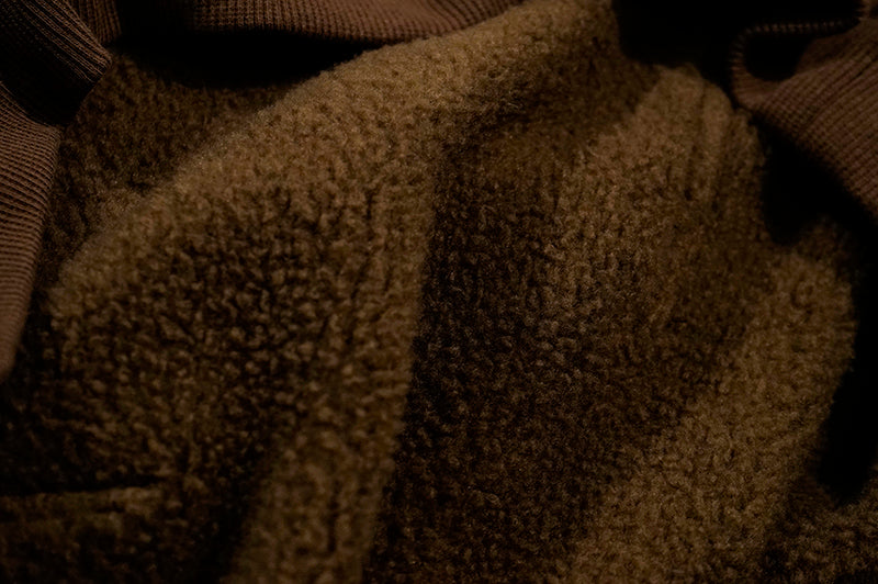 GRAF&WU Letters Embroidered Fashion Design Oversize Fleece Hoodie