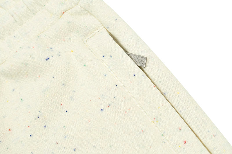 GRAF&WU Colorful Letter Embroidered Cozy Athletic Casual Shorts