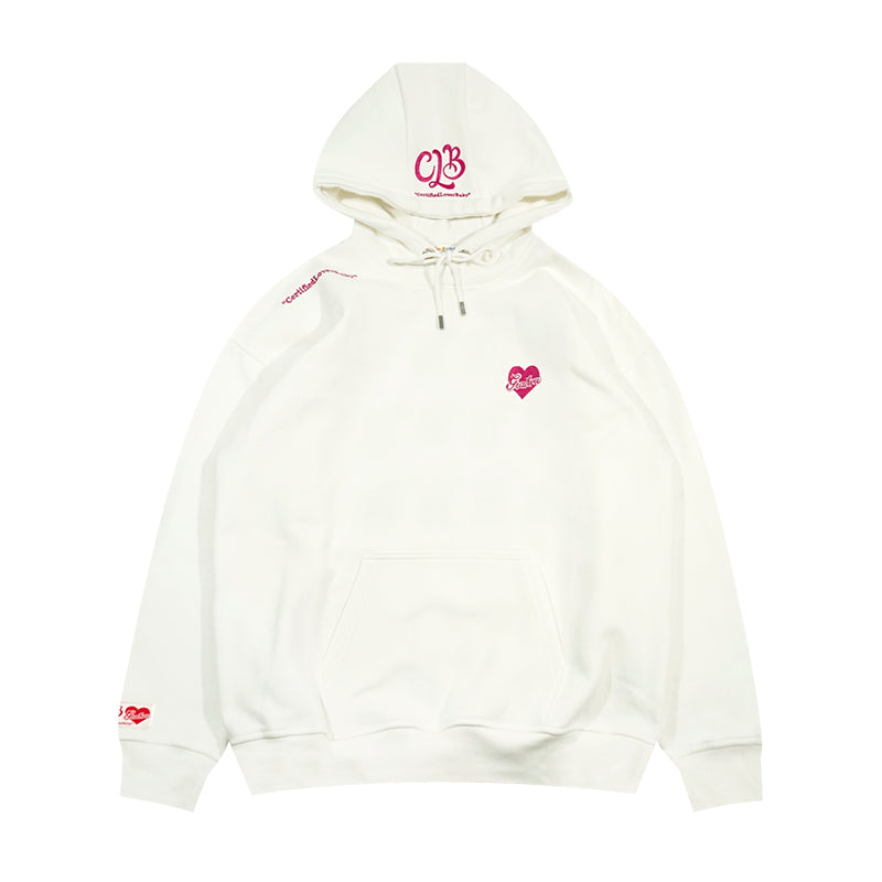 GRAF&WU Certified Lover Baby Embroidered Loose Fleece Hoodie