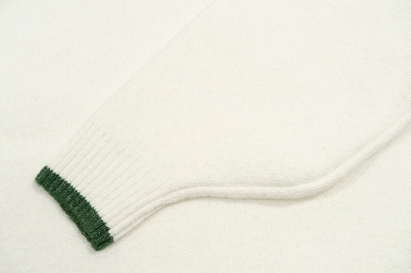 GRAF&WU Embroidered Wool Comfortable Turtleneck Sweater