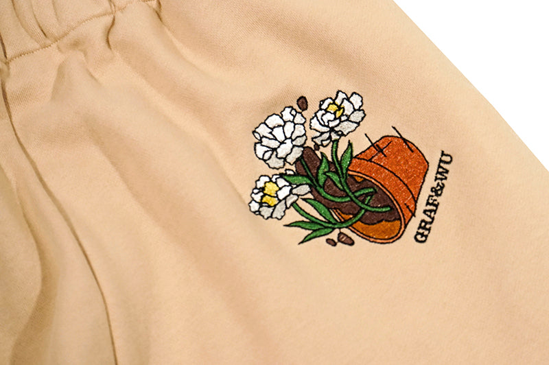 GRAF&WU Angel Goddess Ice Cream Vintage Women Casual Trousers