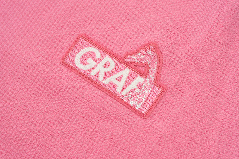 GRAF&WU Giraffe Embroidery Logo Layered Look long-sleeved Shirt