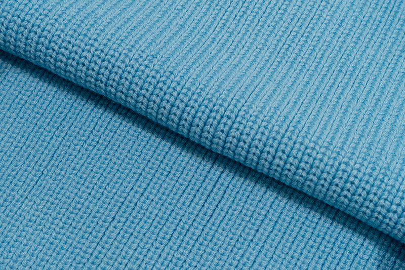 GRAF&WU Original Graf Embroidered Knitted Short POLO Collar Sweater