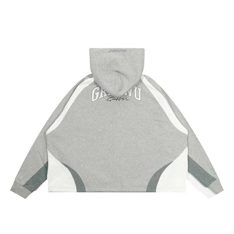 GRAF&WU Bloke Core Soccer-style Fashion Zip-up Hoodie