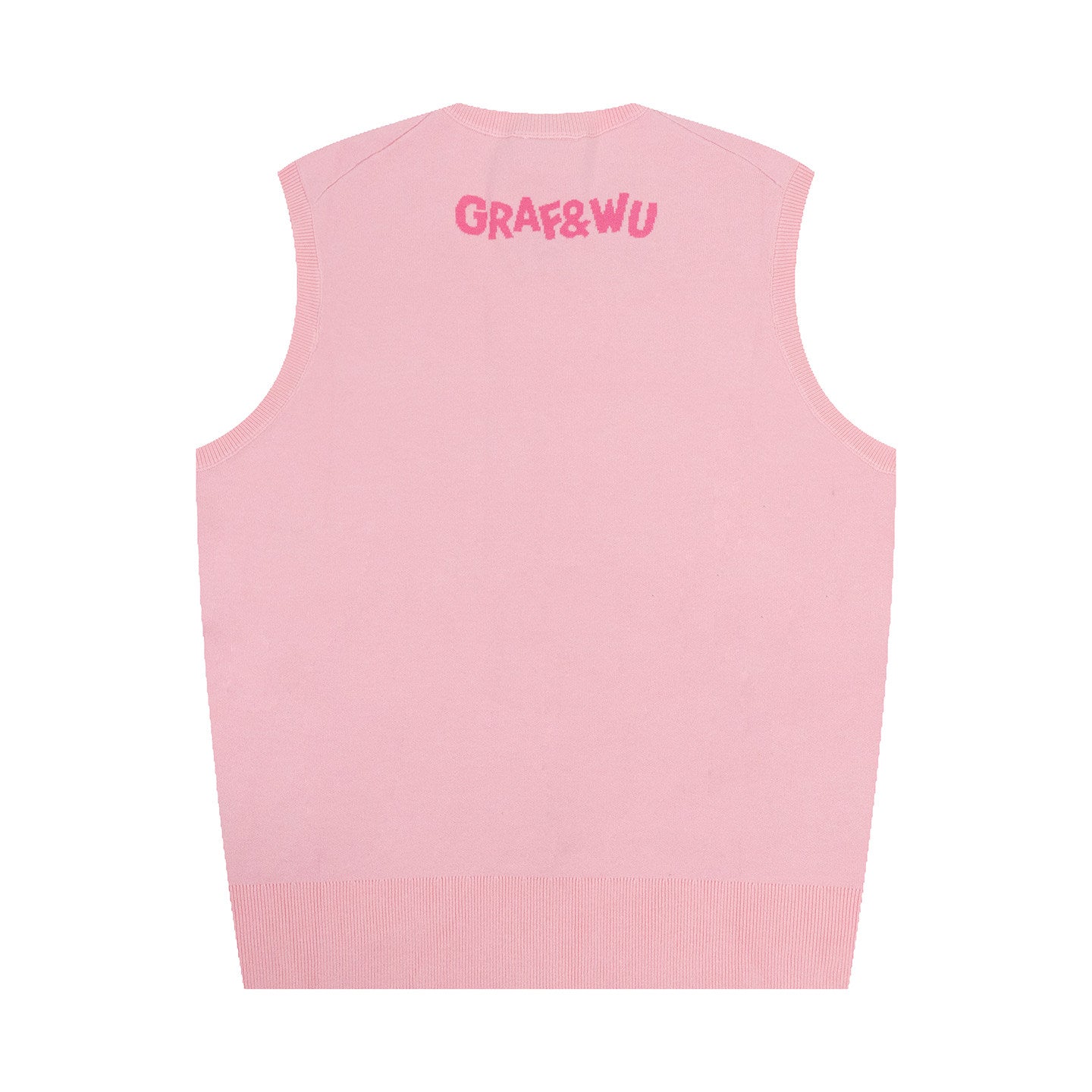 GRAF X SMURF Couple Sleeveless Knitted Sweater Vest