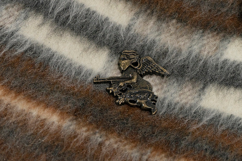 GRAF&WU Leather Collar Luxury Wool Retro Plaid Detroit Jacket