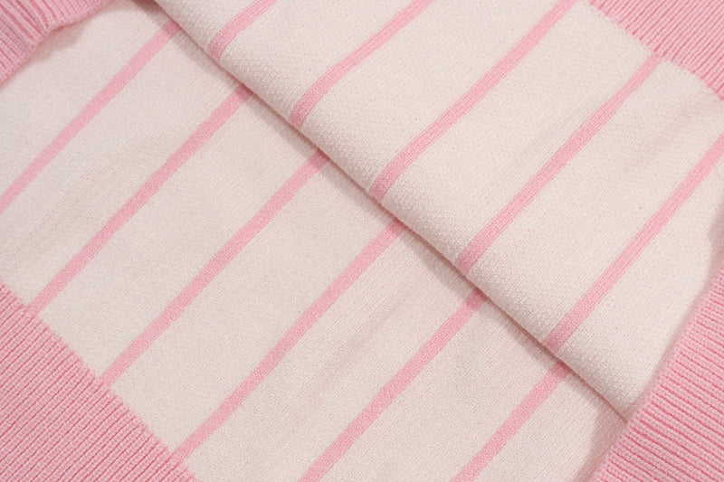 GRAF&WU Chenille Knitted Sleeveless Vest Sweater