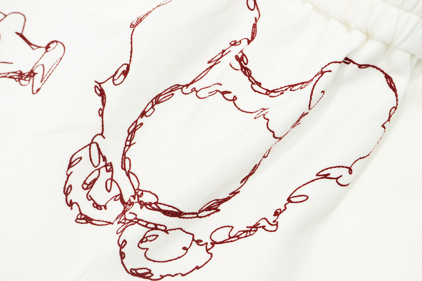 GRAF&WU Skeletal Leg Bone Graphic Print Streetwear Joggers