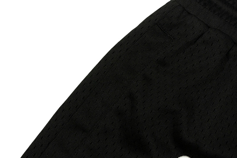 GRAF&WU Cute Emblem Double-Layer Mesh Vintage Shorts