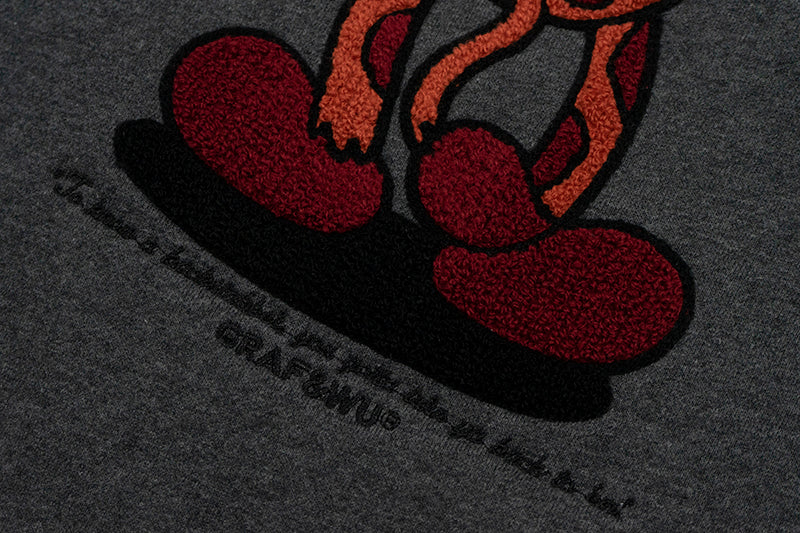 GRAF&WU Love Hate Angels Demons Giraffe Fleece Sweatshirt