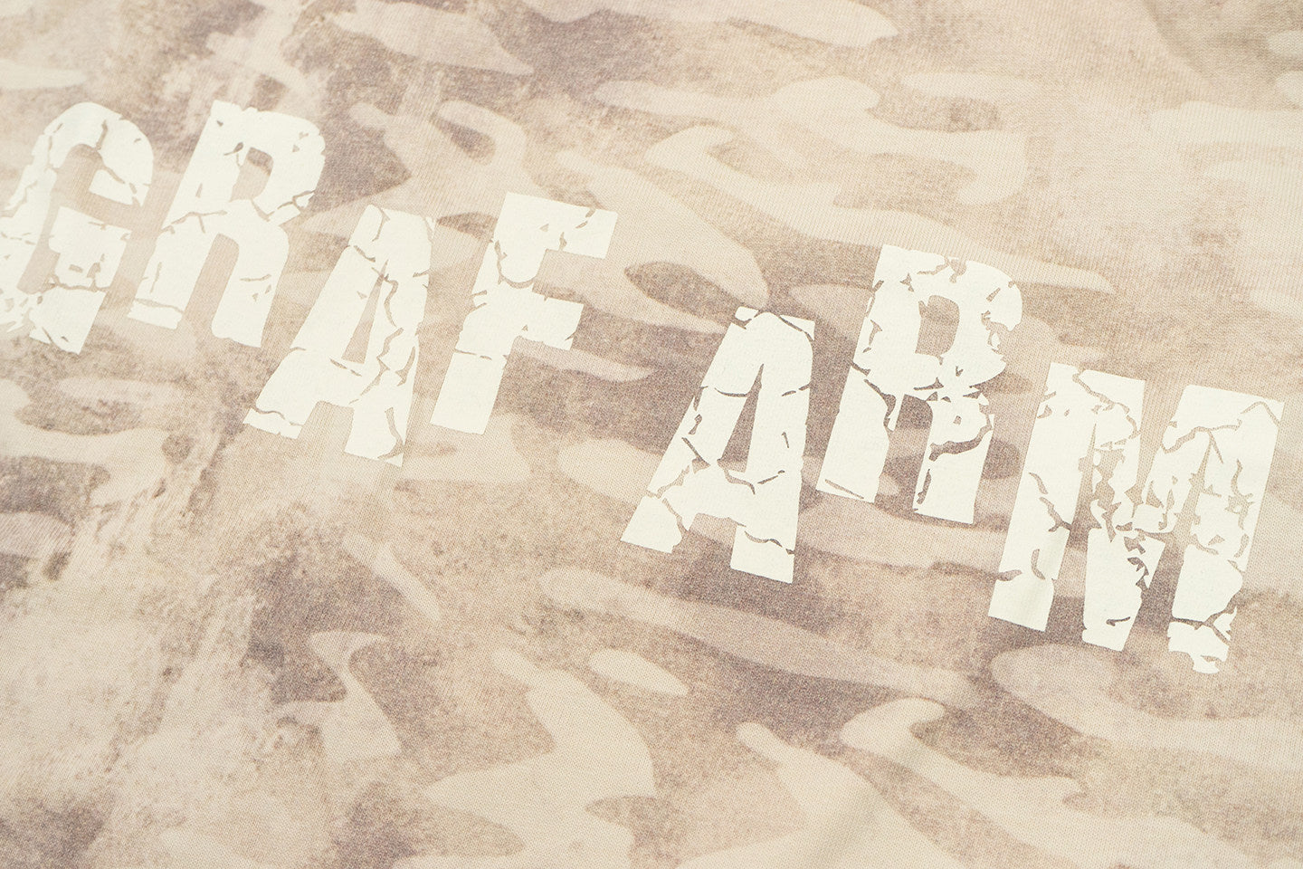 GRAF&WU Vintage Finish Camouflage Thin Long-sleeve Shirt