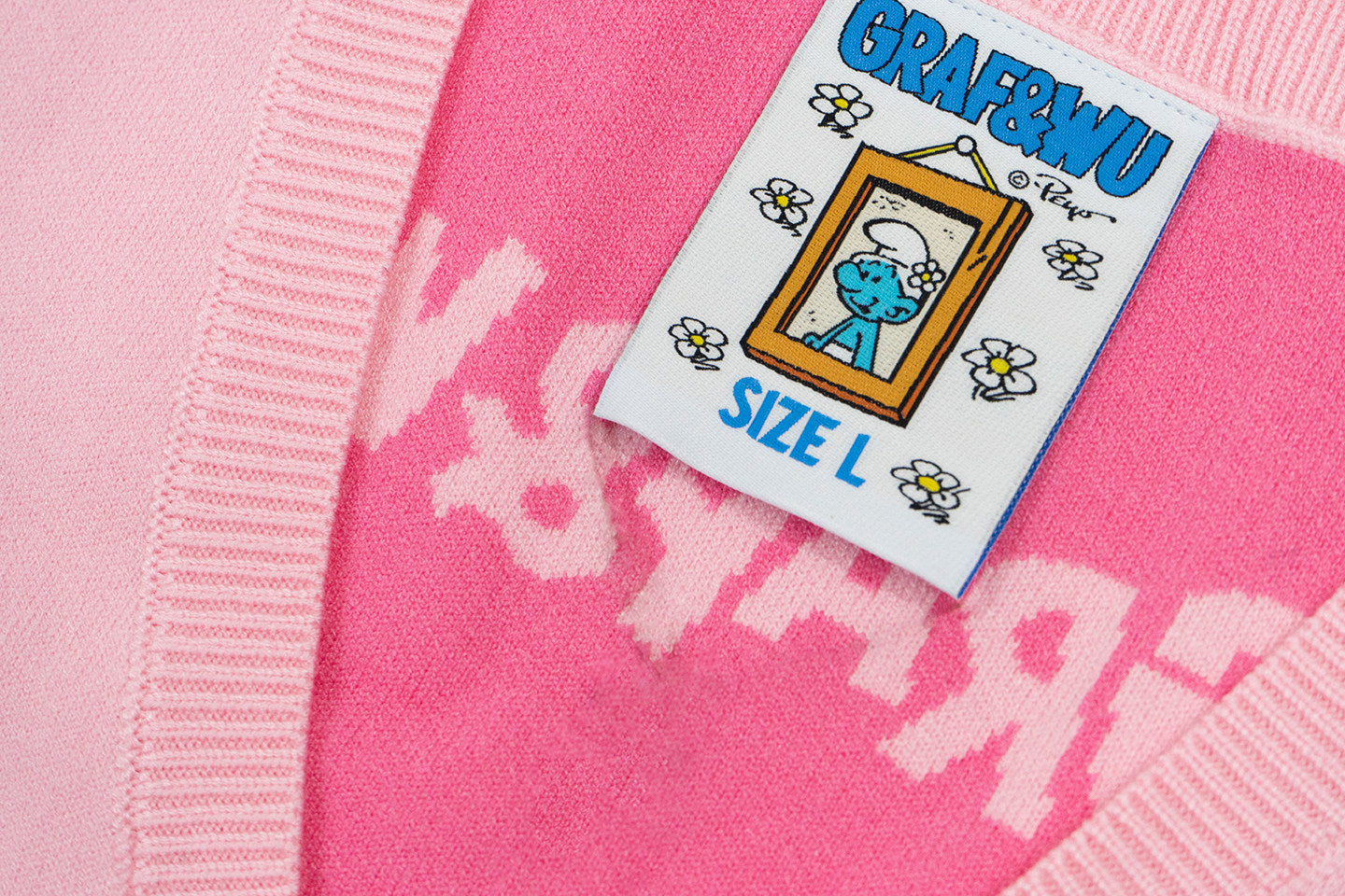 GRAF X SMURF Couple Sleeveless Knitted Sweater Vest