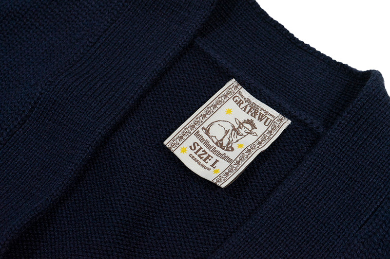 GRAF&WU Winter Vibe Wool Letter man Sweater Knitwear