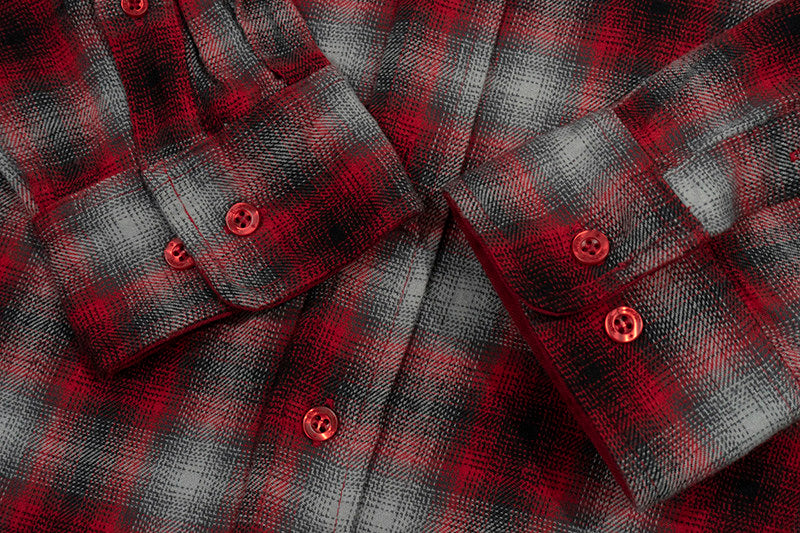 GRAF&WU Racing-themed Embroidered Streetwear Loose Brushed Shirt