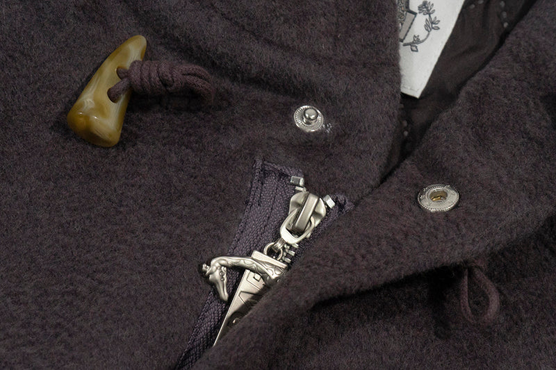 GRAF&WU Metal Giraffe Wool Thick Boxy Jacket