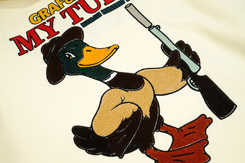 GRAF&WU MyTurn Hunting Series Duck Owl Fleece Hoodie