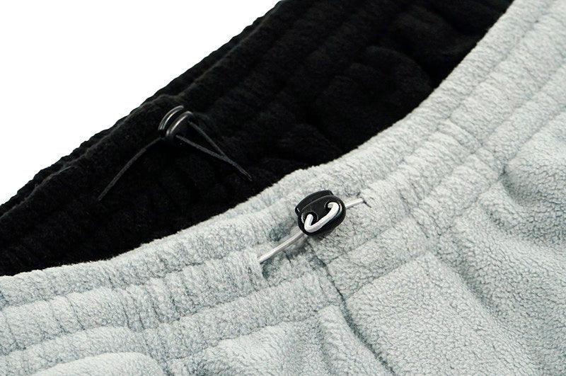 GRAF&WU Fashion Embroidery Design Fleece Cargo Pants
