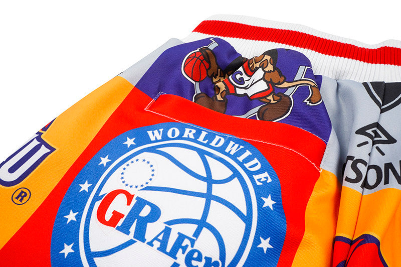 GRAF&WU Basketball Club Team Sports Loose Basketball Shorts
