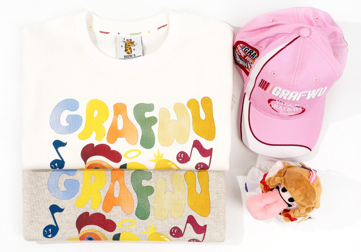 GRAF&WU Giraffe Fable Killing the Egg-Laying Goose Streetwear Casual T-Shirt