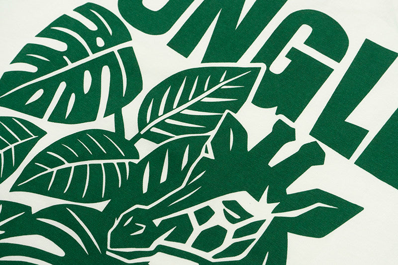 GRAF&WU Jungle Monstera giraffe Fshion Design T-shirt