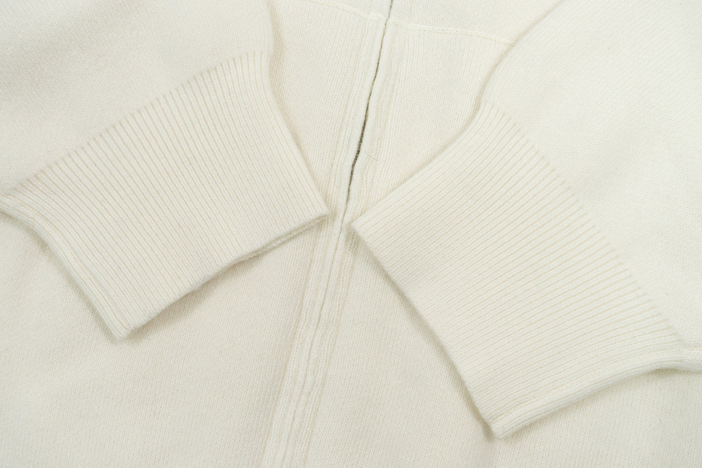 GRAF&WU Old Money Aesthetic Style Wool Knitted Sweater Zip-up Hoodie