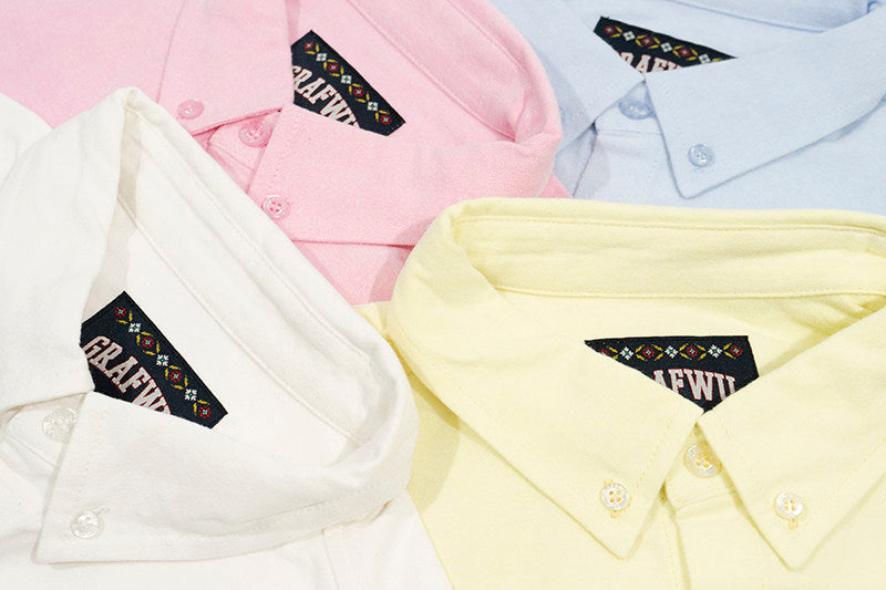 GRAF&WU Dopamine Suede Oxford Cloth Giraffe Logo Embroidered T-shirt