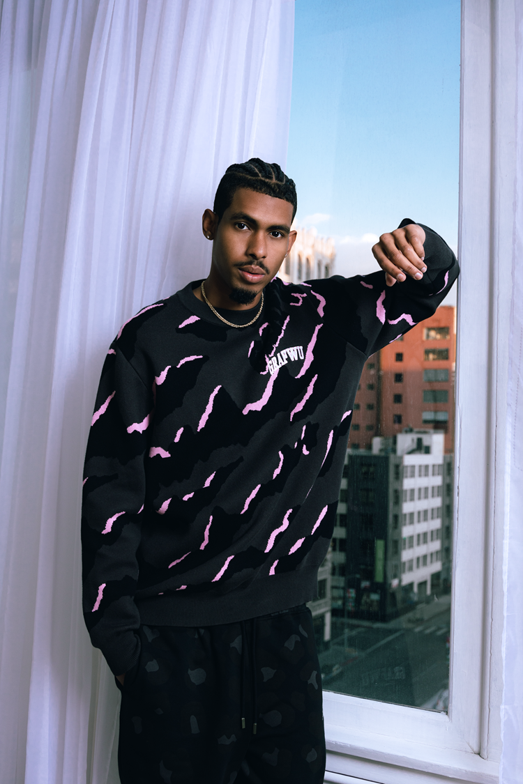 GRAF&WU Duck Hunting Multi-color Camouflage Knitted Sweater