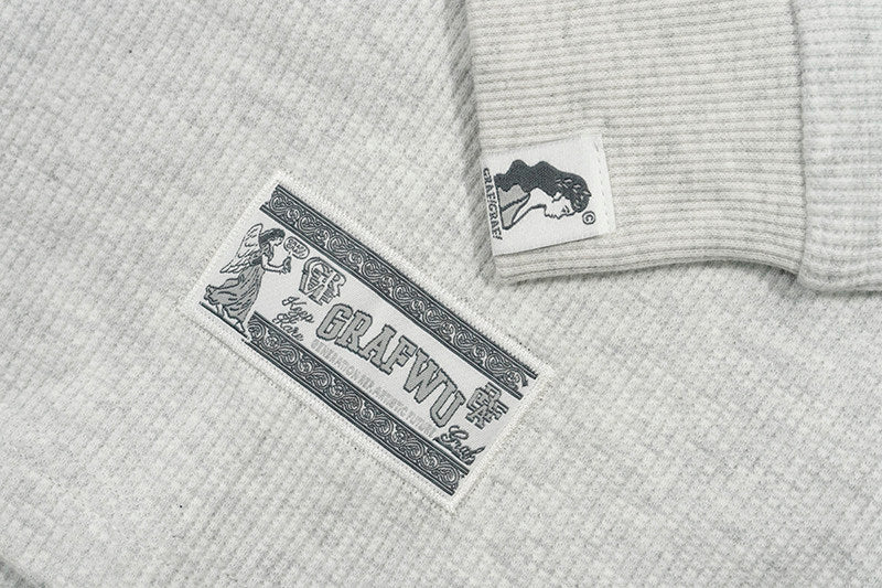 GRAF&WU AK47 Angel Barn Style Printed Cotton Long-Sleeve T-Shirt