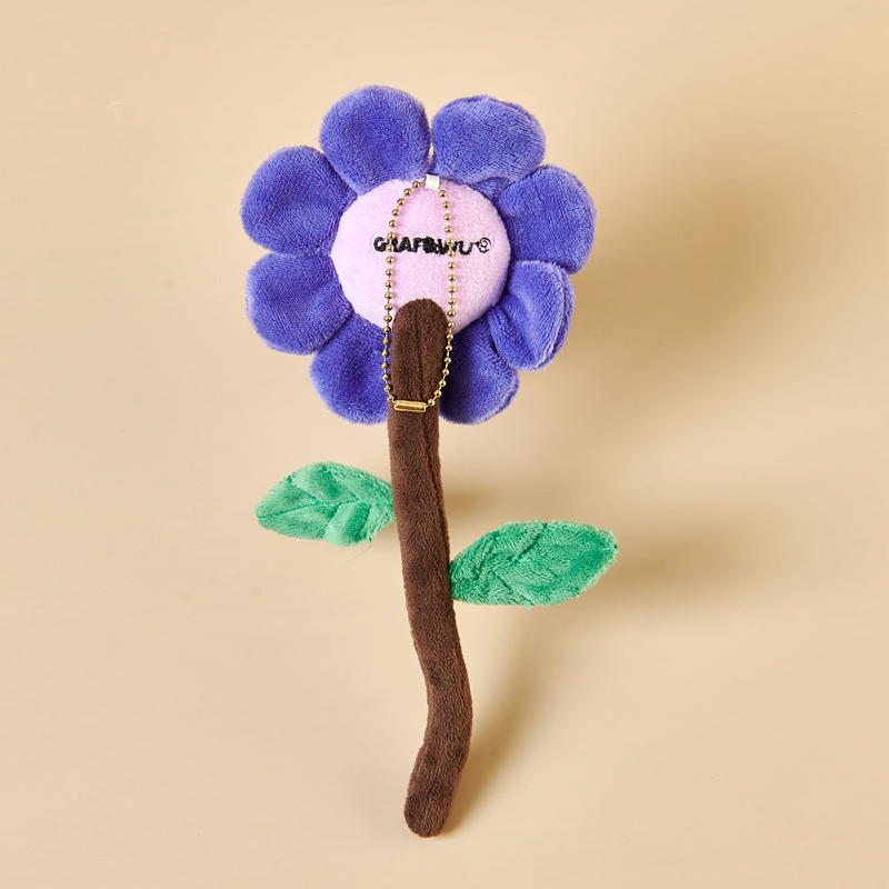 GRAF&WU Flower Cute Ghost Bag Charm