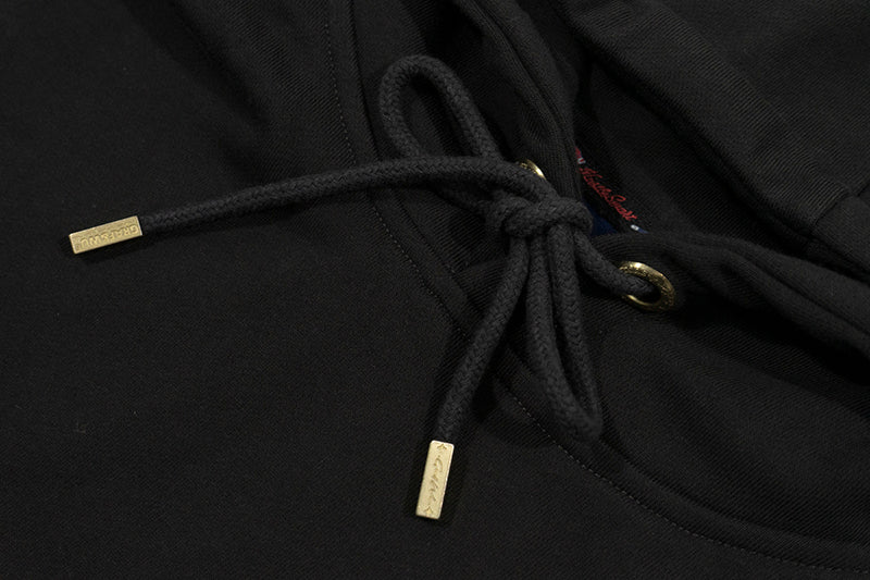 GRAF&WU Old School 12 Rap Ghost Embroidered Hoodie