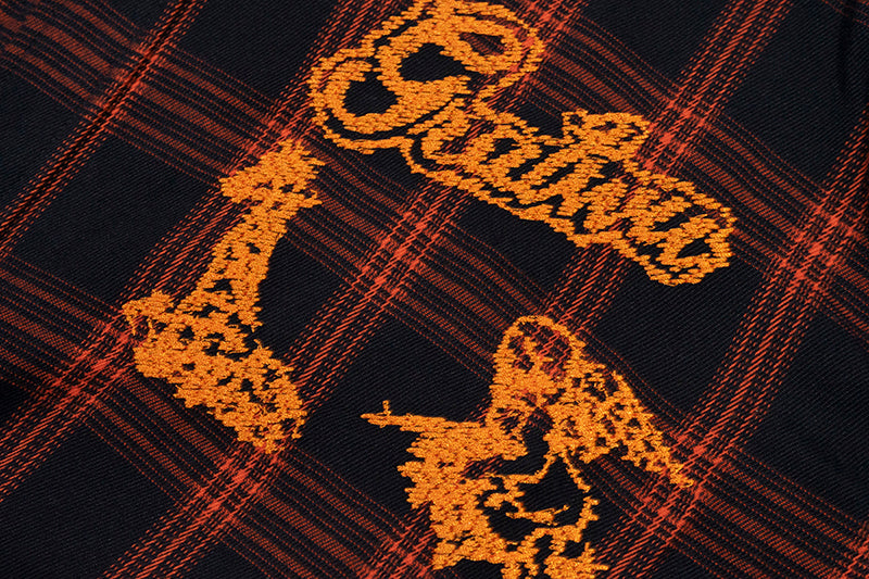 GRAF&WU Brand Logo Embroidered Street Shirt