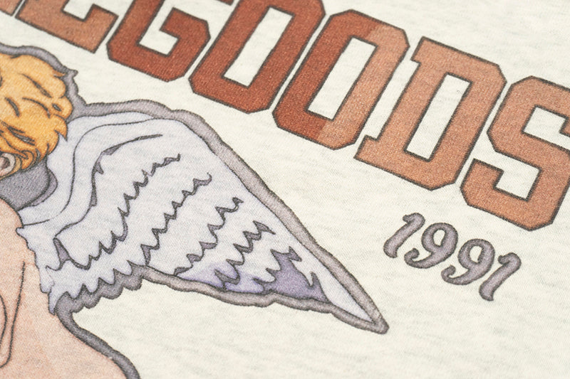 GRAF&WU AK47 Angel Goddess Blessing Floral Fleece Hoodie