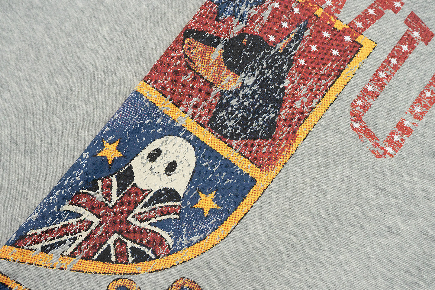 GRAF&WU Vintage Badge Graphic Oversize Sweatpants