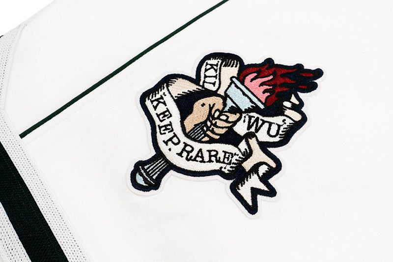 GRAF&WU Giraffe University Knowledge Power Embroidered Badge Shorts